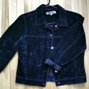 Vintage 70s Suede Blue Jacket
